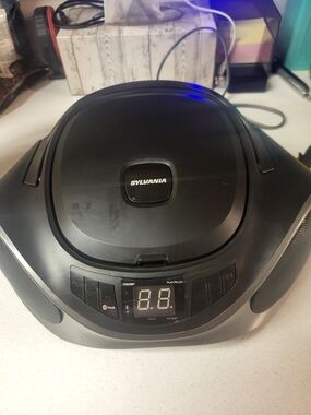 Sylvania Portable CD Boombox - Black